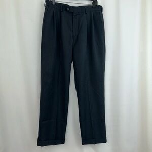Men’s Perry Ellis Portfolio Dark Gray Slacks Size 34x30